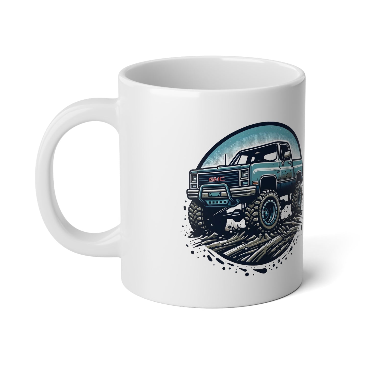 Squarebody Off-Road 20oz Jumbo Mug — Retro Lifted Truck Coffee Cup