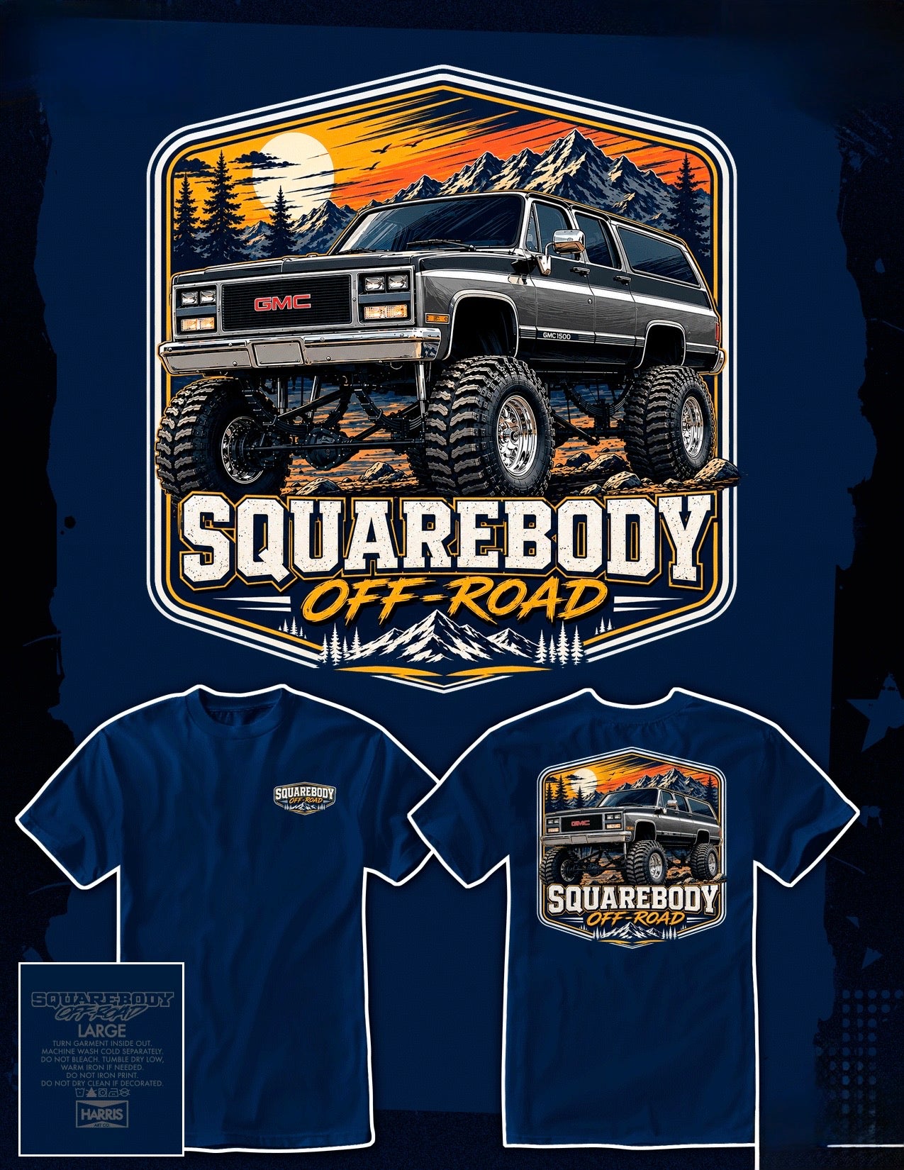Squarebody Off-Road Suburban Short Sleeve T-shirt