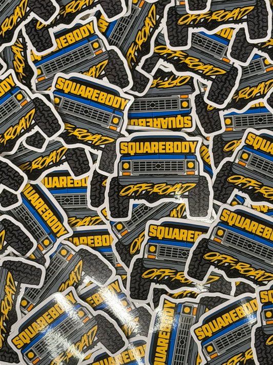 Squarebody Off-Road Lifted Truck Sticker